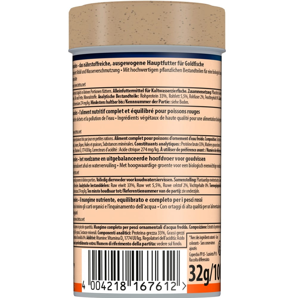 Tetra Goldfish Granules 100ml Pokarm dla złotych rybek granulki.jpg